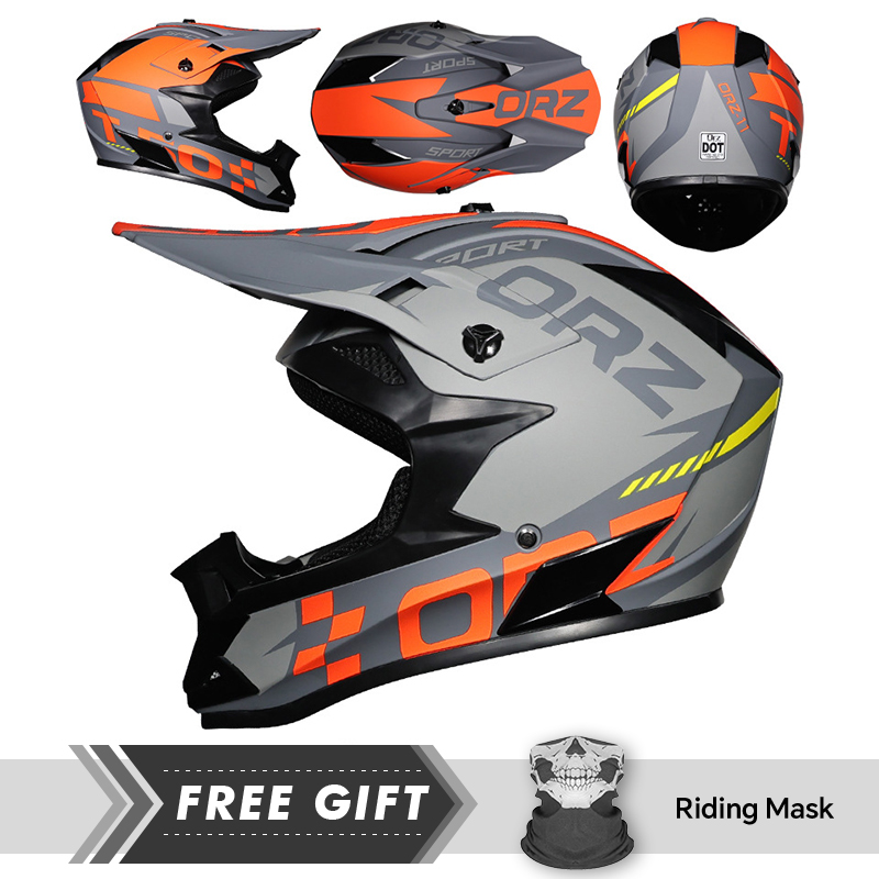 Motorcycle Gear In Store - Helm Off Road pelindung wajah, helm