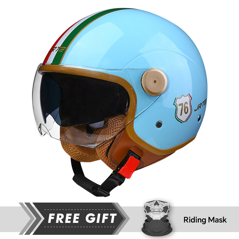 Motorcycle Gear In Store - Helm Sepeda Motor Wajah Terbuka Lensa