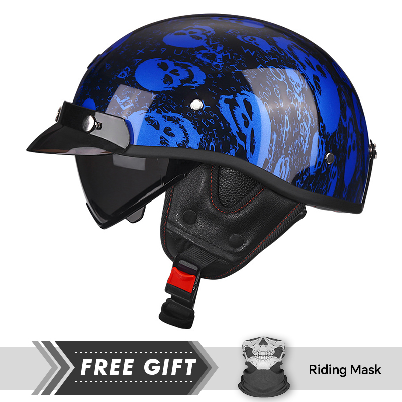 Motorcycle Gear In Store - Helm Setengah Sepeda Motor DOT ECE