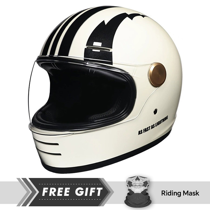 Motorcycle Gear In Store - Helm Sepeda Motor Full Face Kulit
