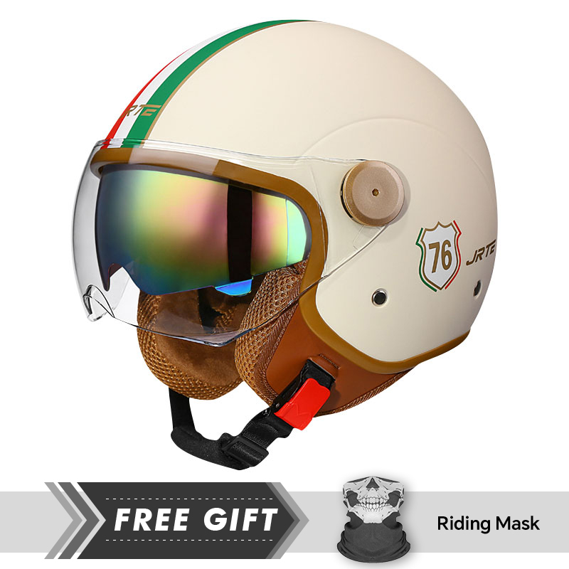 Helm Wajah Terbuka yang Disetu - Motorcycle Gear In Store ulasan dan harga