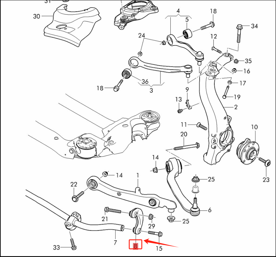 Penstabil Tautan Batang Ayunan - Motorcycle Gear Near Me ulasan dan harga