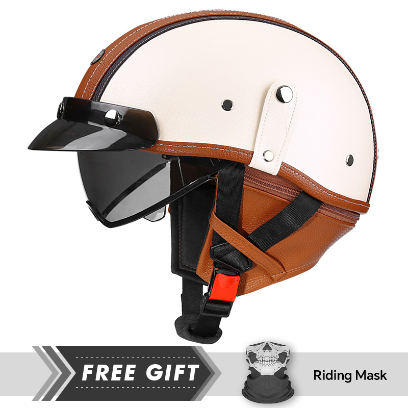 Helm Setengah Sepeda Motor Ret - Motorcycle Gear In Store ulasan dan harga