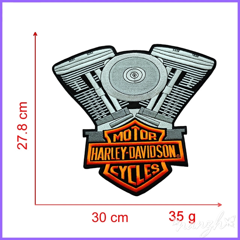 Patch Velcro Dekorasi Bordir M - Motorcycle Gear Brand ulasan dan harga