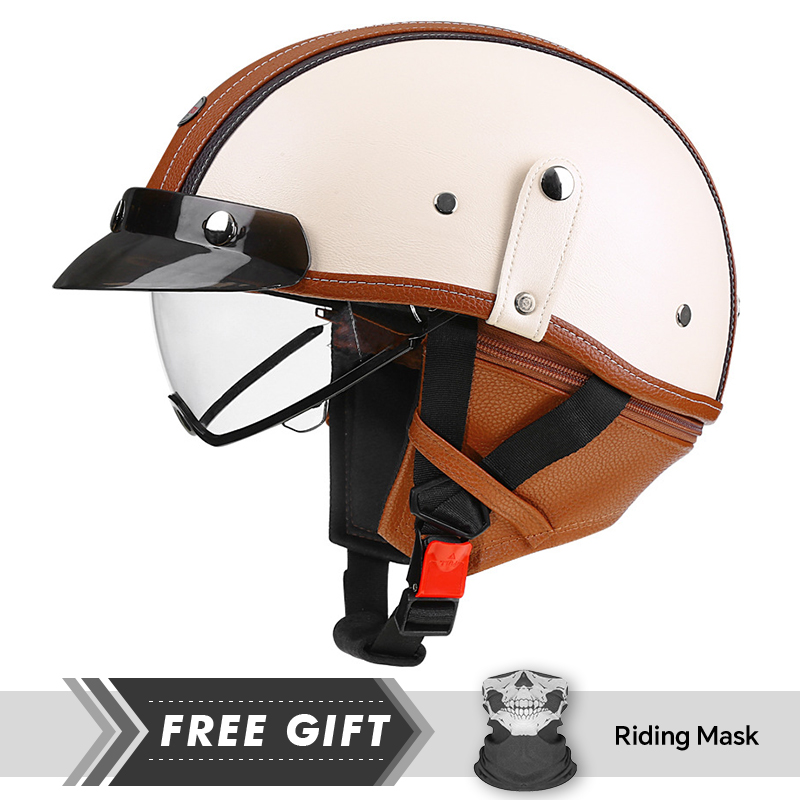 Helm Setengah Wajah Retro Dewa - Motorcycle Gear In Store ulasan dan harga