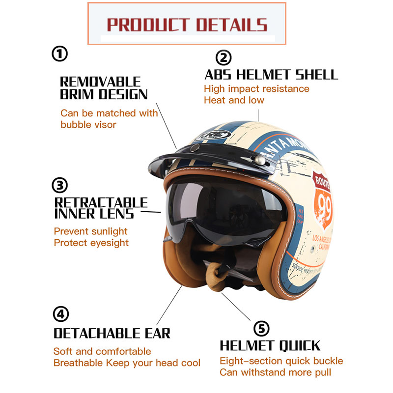 SOMAN Helm Sepeda Motor Wajah  - Motorcycle Gear In Store ulasan dan harga