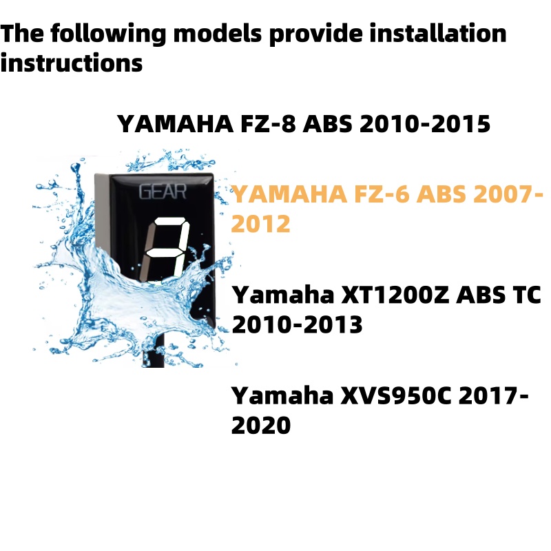 Indikator Gigi untuk Yamaha FZ - Motorcycle Gear Ratio ulasan dan harga
